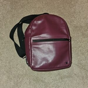 Rebecca Minkoff Burgundy Leather Backpack